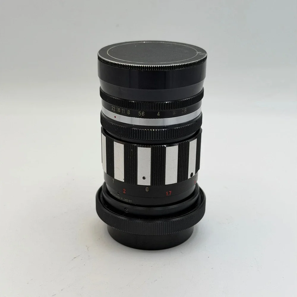 Accura Supertel 135mm f2.8 Vintage Zebra Telephoto Lens Japan Canon FD Mount